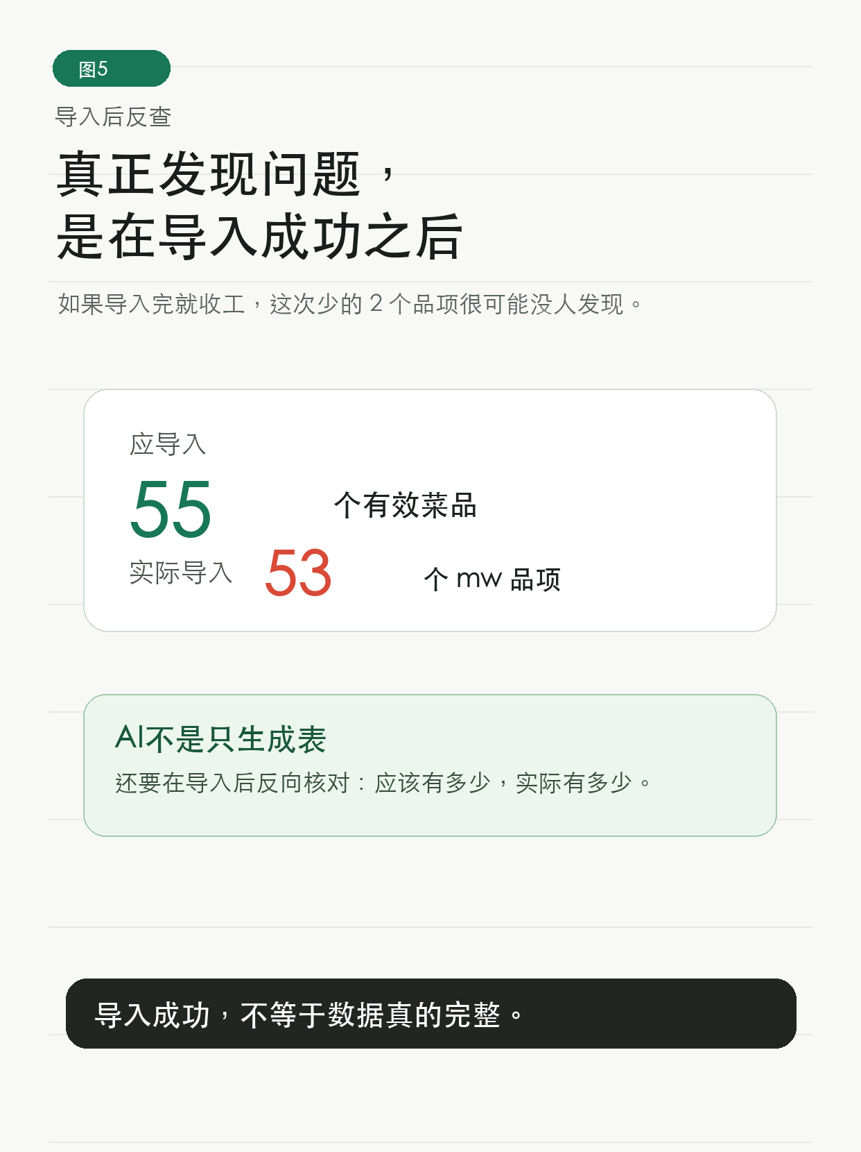 导入成功后我又查了一遍 — 图5